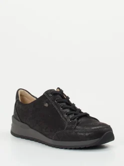 – Schnürschuh aus Metallicleder-Finn Comfort New