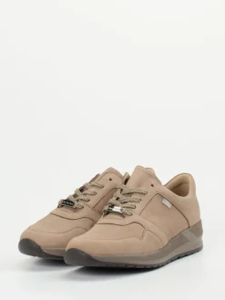 – Schnürschuh aus Nubukleder Sandbeige-Finn Comfort Clearance