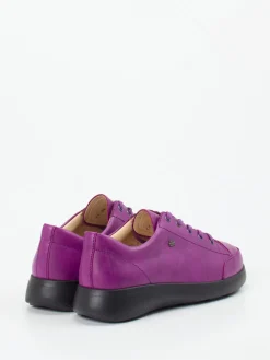 – Schnürschuh aus Kalbleder Violett-Finn Comfort Clearance