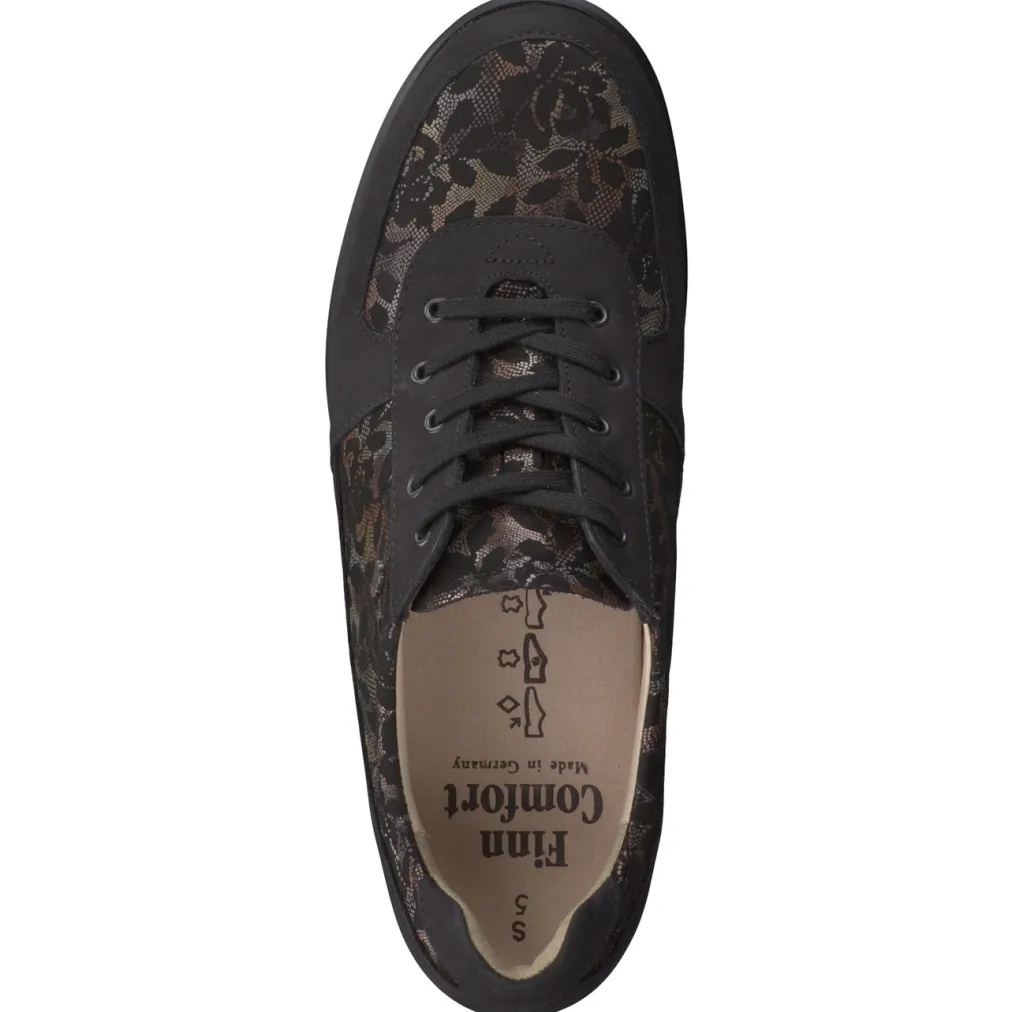 – Schnürschuhe aus Veloursleder-Finn Comfort Discount