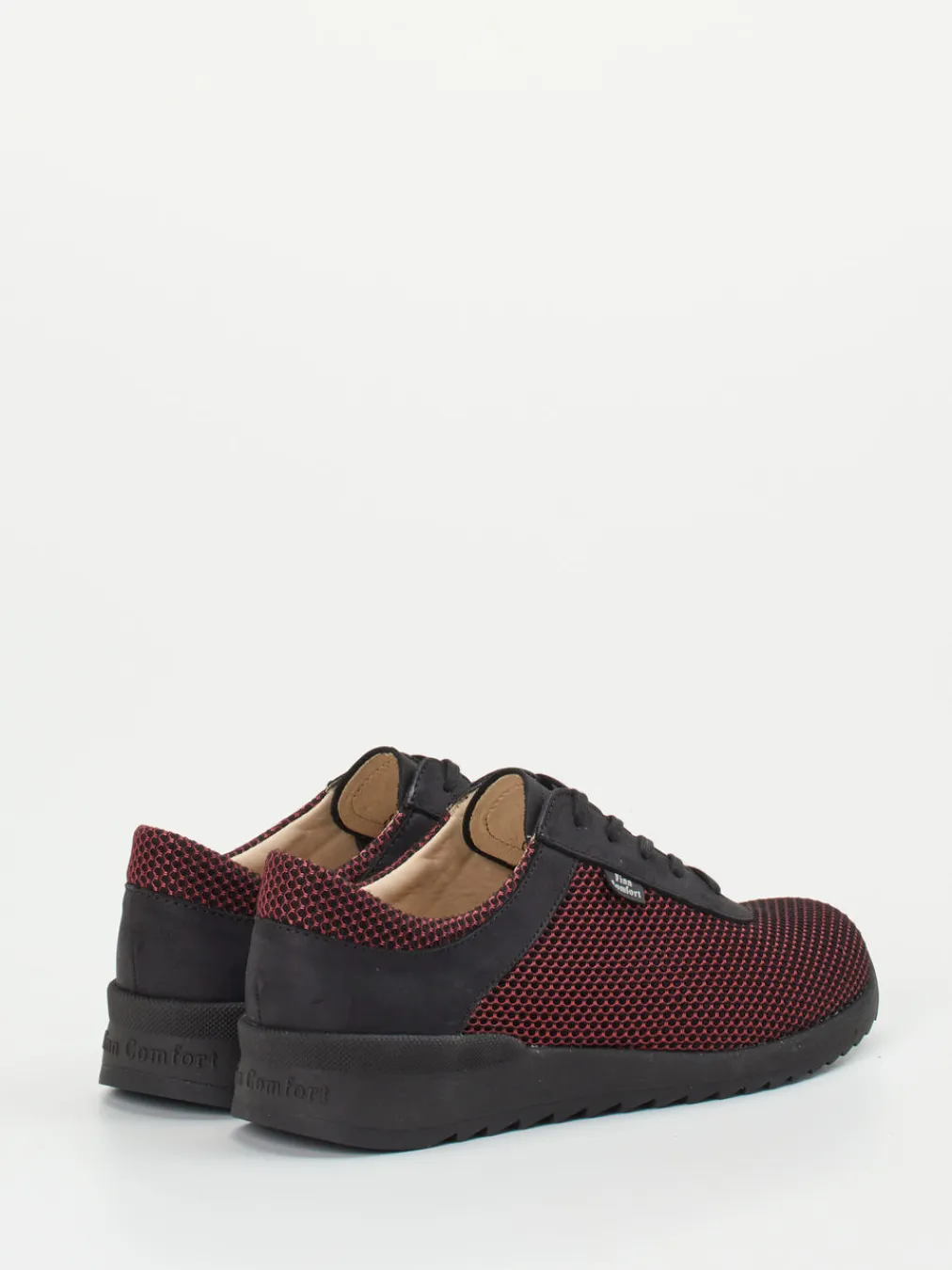 – Schnürschuhe aus Mesh und Nubukleder-Finn Comfort Sale