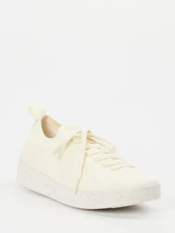 – Sneaker aus Textilstrick in Cremeweiß-FitFlop Sale