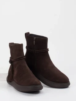 – Stiefeletten aus Veloursleder Dunkel-FitFlop New