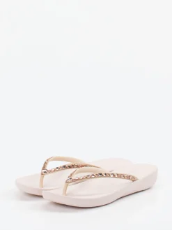 – Zehentrenner aus Synthetik mit Strass-FitFlop Clearance