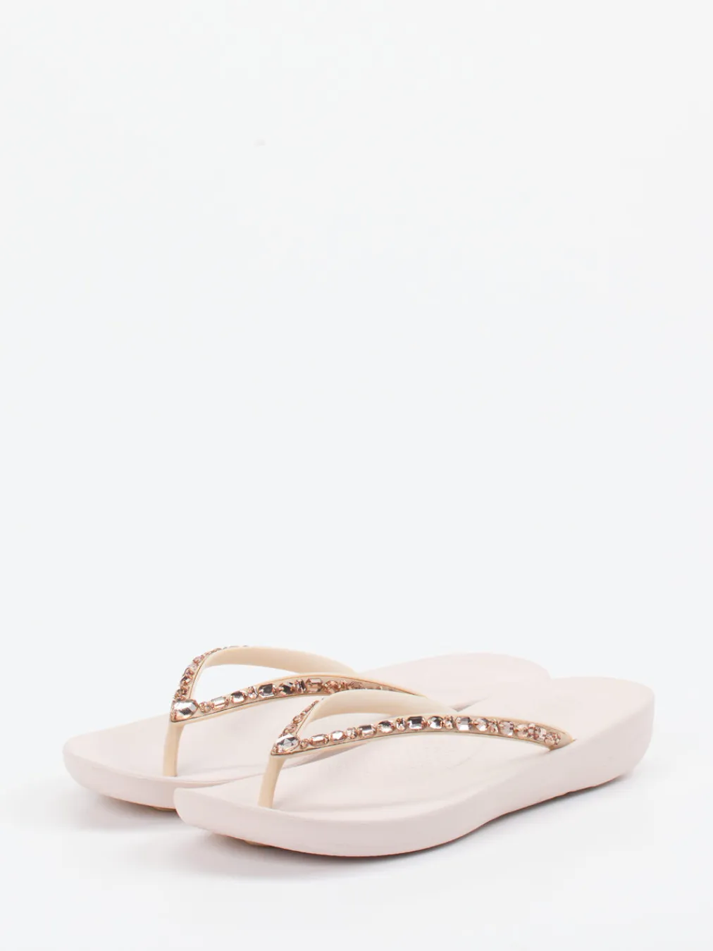 – Zehentrenner aus Synthetik mit Strass-FitFlop Clearance