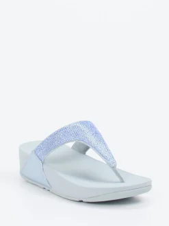 – Zehentrenner aus Textil in Hell-FitFlop Sale