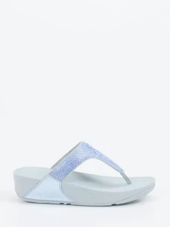 – Zehentrenner aus Textil in Hell-FitFlop Sale