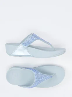 – Zehentrenner aus Textil in Hell-FitFlop Sale