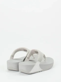 – Zehentrenner aus Textil in Hell-FitFlop