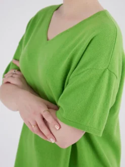 – Kurzarm-Pullover aus Kaschmir Apfel-FLONA Discount