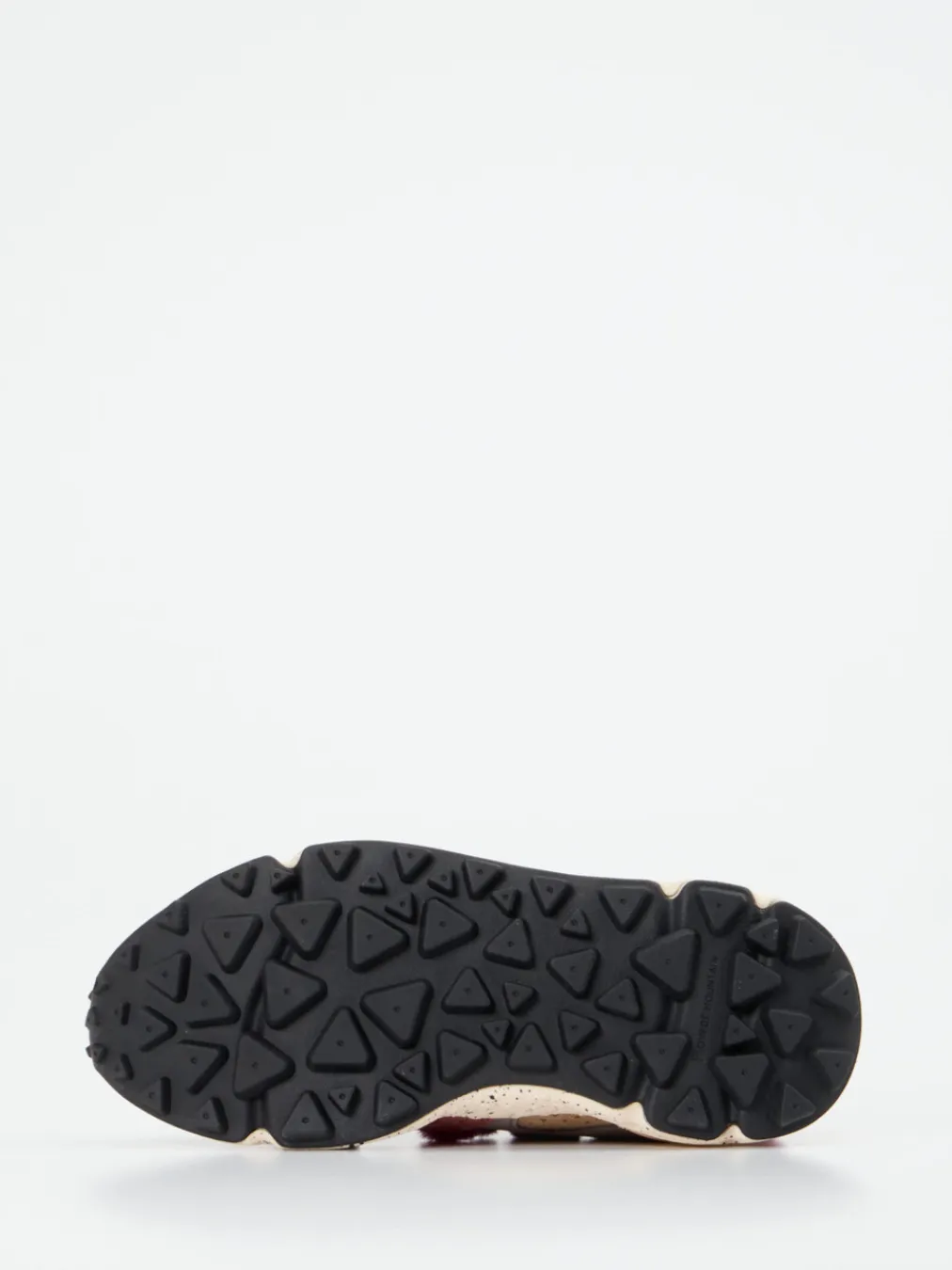 – Sneaker aus Veloursleder und Textil Lila-Flower Mountain