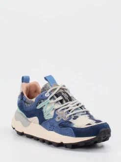 – Trail-Sneaker aus Veloursleder Textil-Flower Mountain Discount