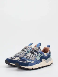 – Trail-Sneaker aus Veloursleder Textil-Flower Mountain Discount