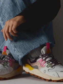 – Trail-Sneaker aus Veloursleder color-Flower Mountain Outlet