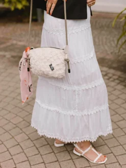 – Umhängetasche aus Textil cremeweiß-Flower Mountain New