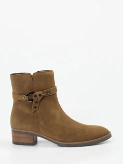 – Ankle Boots aus Veloursleder cognac-Gabor Best