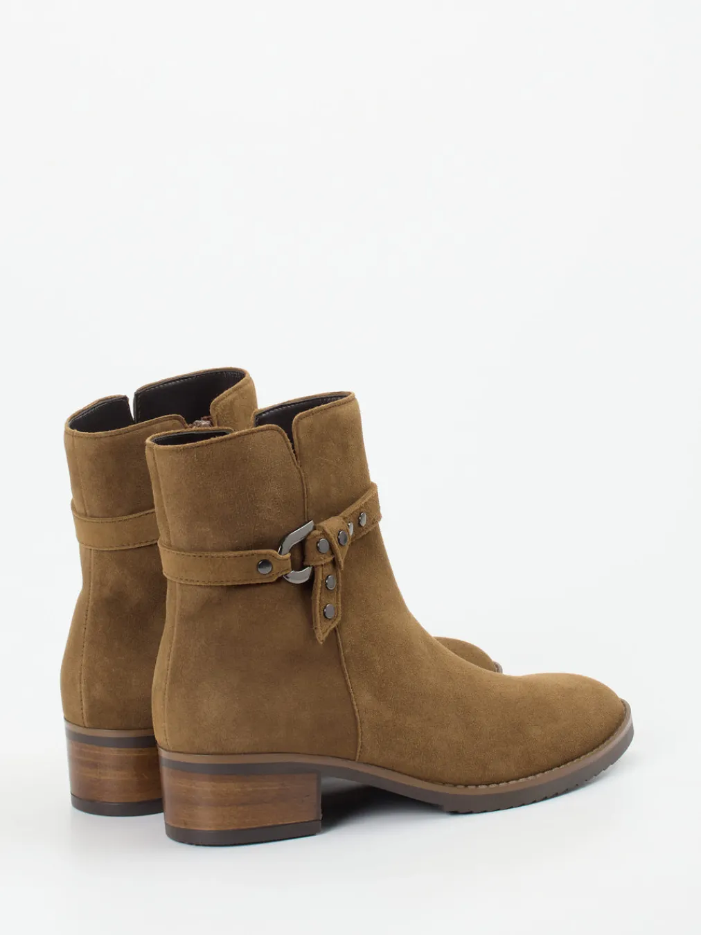 – Ankle Boots aus Veloursleder cognac-Gabor Best
