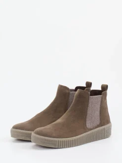 – Chelsea Boots aus Veloursleder taupe-Gabor New