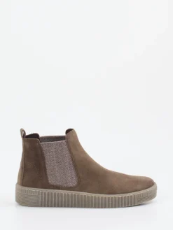 – Chelsea Boots aus Veloursleder taupe-Gabor New