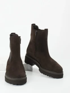 – Chelsea Boots aus Veloursleder Dunkel-Gabor Hot