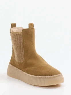 – Chelsea Boots aus Veloursleder camel-Gabor