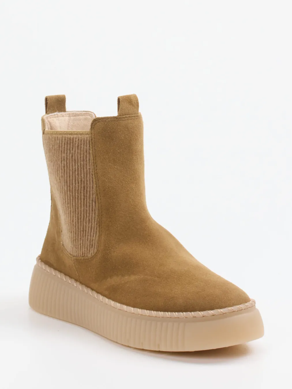 – Chelsea Boots aus Veloursleder camel-Gabor