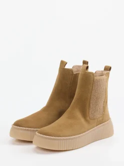 – Chelsea Boots aus Veloursleder camel-Gabor