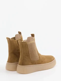 – Chelsea Boots aus Veloursleder camel-Gabor