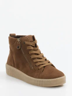 – High-Top Sneaker aus Veloursleder-Gabor Best