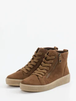– High-Top Sneaker aus Veloursleder-Gabor Best