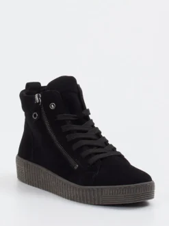 – High-Top Sneaker aus Veloursleder-Gabor Online