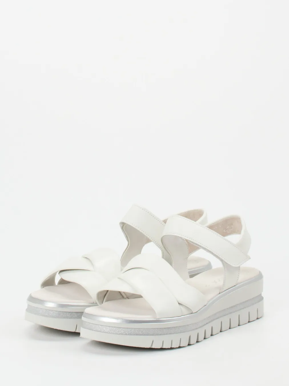 – Keilsandalette aus Lammleder Offwhite-Gabor Discount