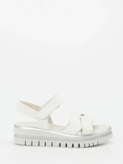 – Keilsandalette aus Lammleder Offwhite-Gabor Discount