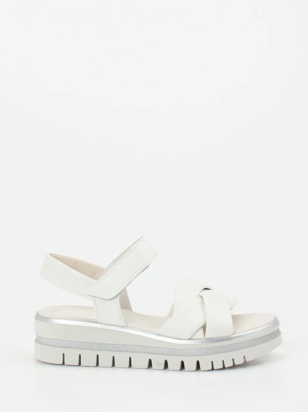 – Keilsandalette aus Lammleder Offwhite-Gabor Discount
