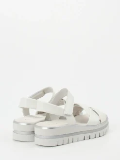 – Keilsandalette aus Lammleder Offwhite-Gabor Discount