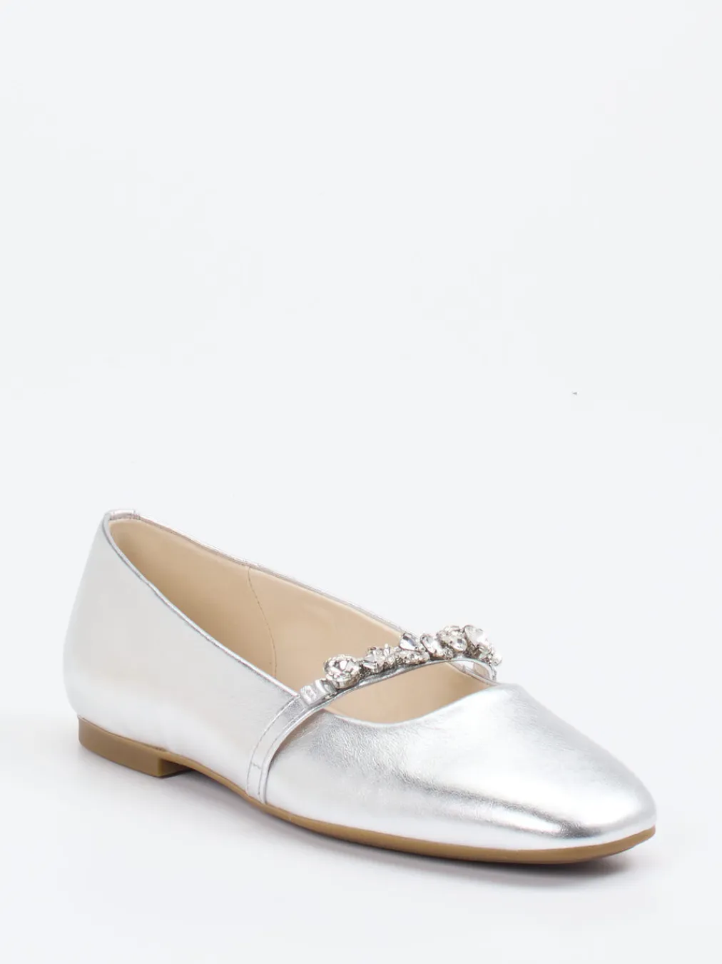 – Mary Jane Ballerinas aus Metallicleder-Gabor Online