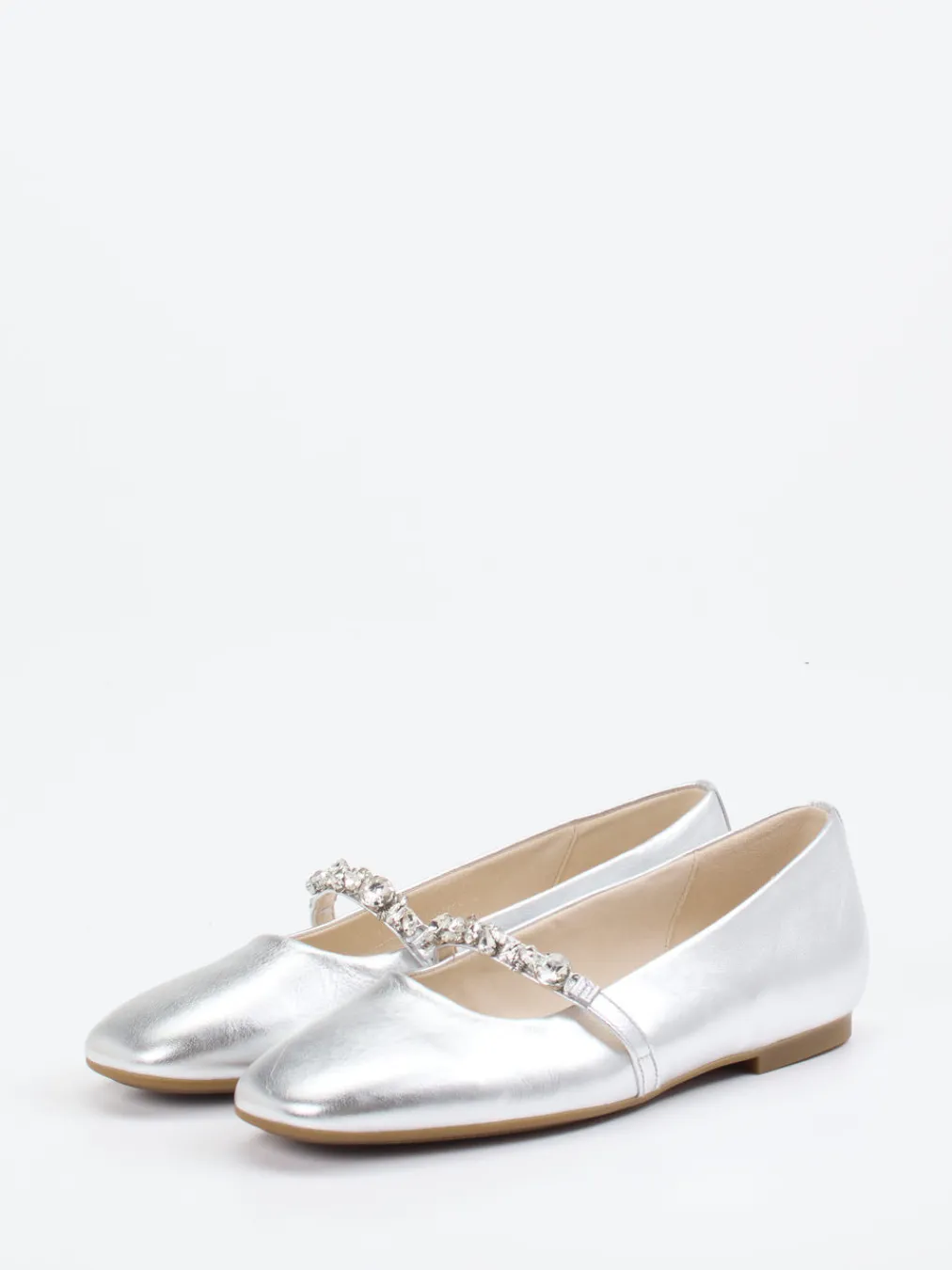 – Mary Jane Ballerinas aus Metallicleder-Gabor Online