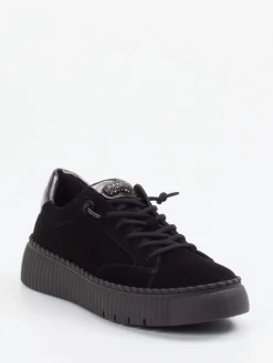 – Plateau-Sneaker aus Veloursleder-Gabor Best