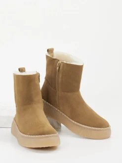 – Stiefelette aus Veloursleder cognac-Gabor Sale