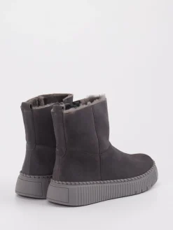 – Stiefelette aus Veloursleder anthrazit-Gabor Clearance