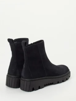 – Stiefeletten aus Veloursleder tiefschwarz-Gabor Discount