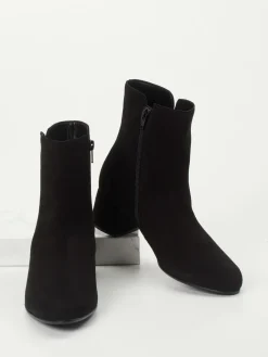 – Stiefeletten aus Veloursleder-Gabor Outlet