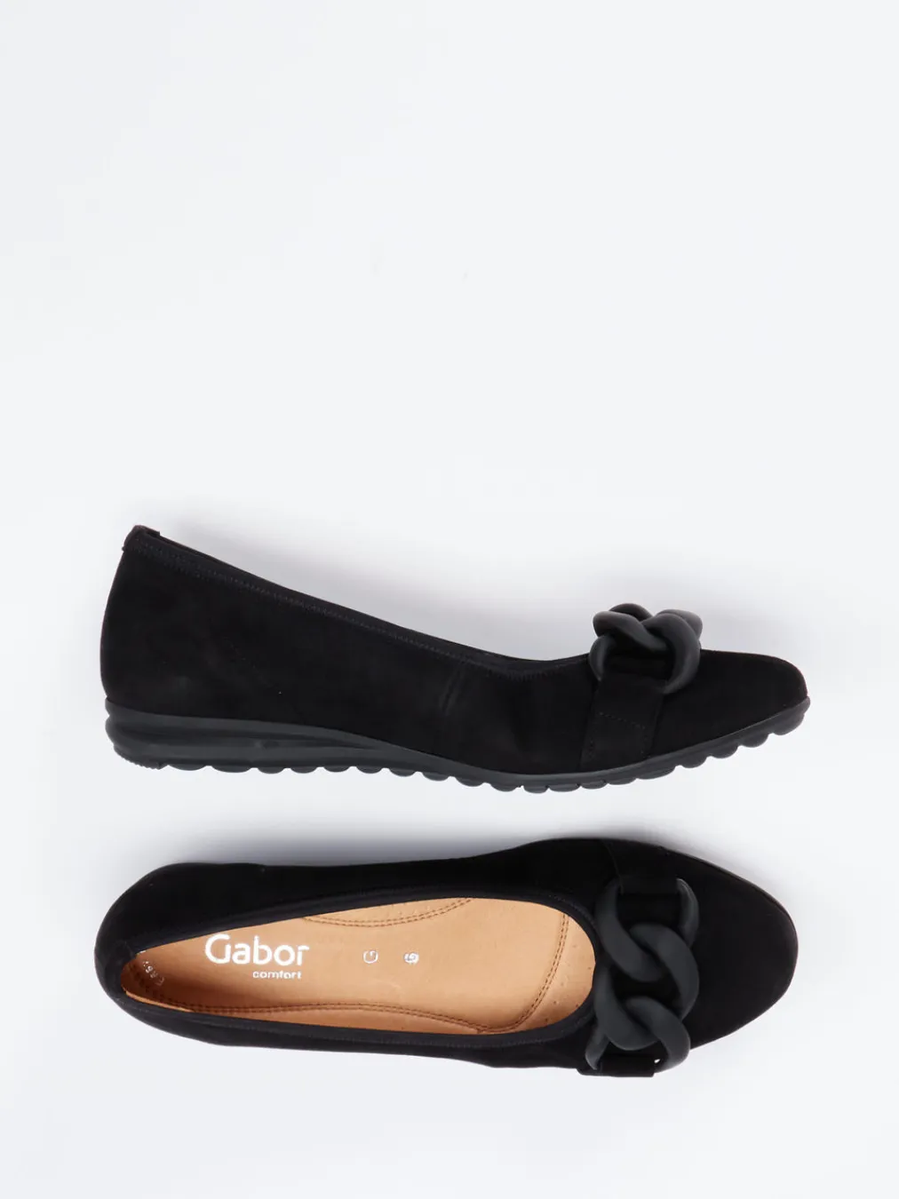 – Ballerinas aus Veloursleder-Gabor Comfort Outlet