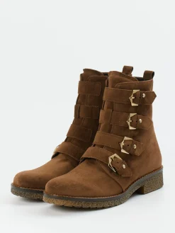 – Biker Boots aus Veloursleder-Gabor Comfort Clearance
