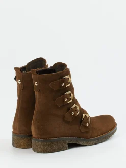 – Biker Boots aus Veloursleder-Gabor Comfort Clearance