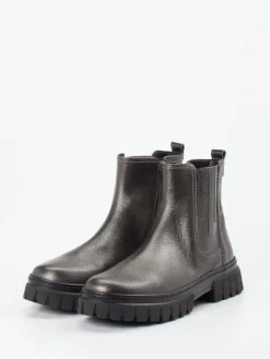 – Chelsea Boots aus Metallicleder anthrazit-Gabor Comfort Outlet