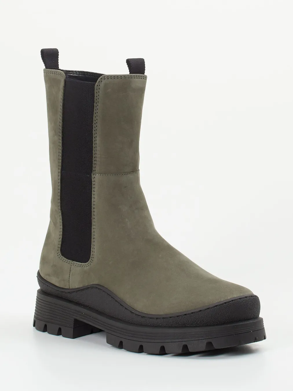 – Chelsea Boots aus Nubukleder oliv-Gabor Comfort Best