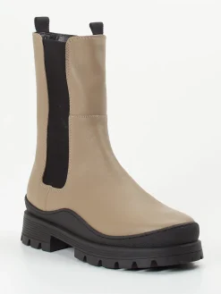 – Chelsea Boots aus Kalbleder in Taupe-Gabor Comfort Best