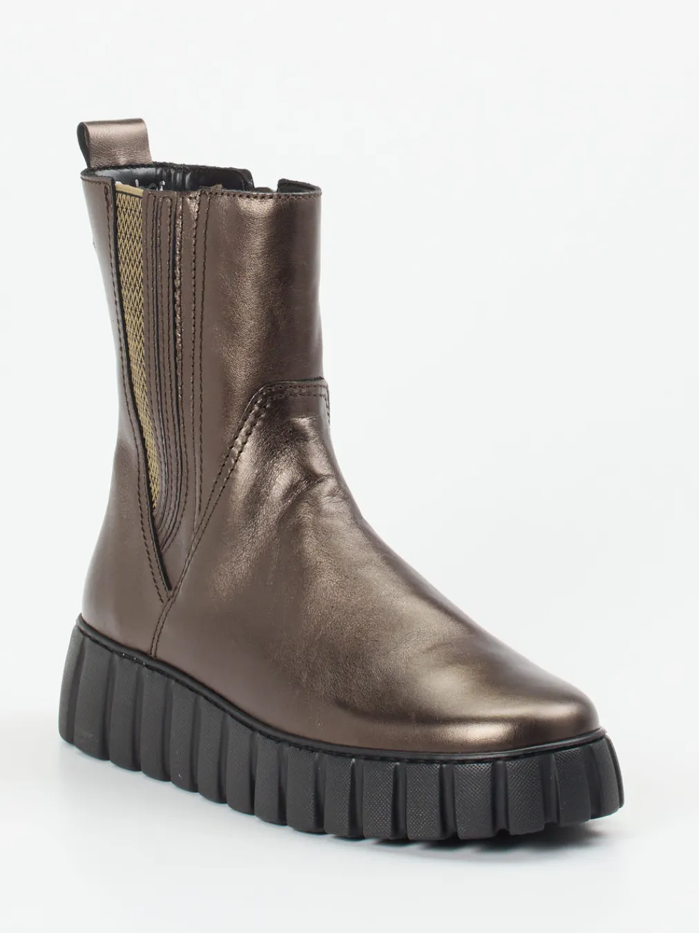 – Chelsea Boots aus Metallicleder bronze-Gabor Comfort Best