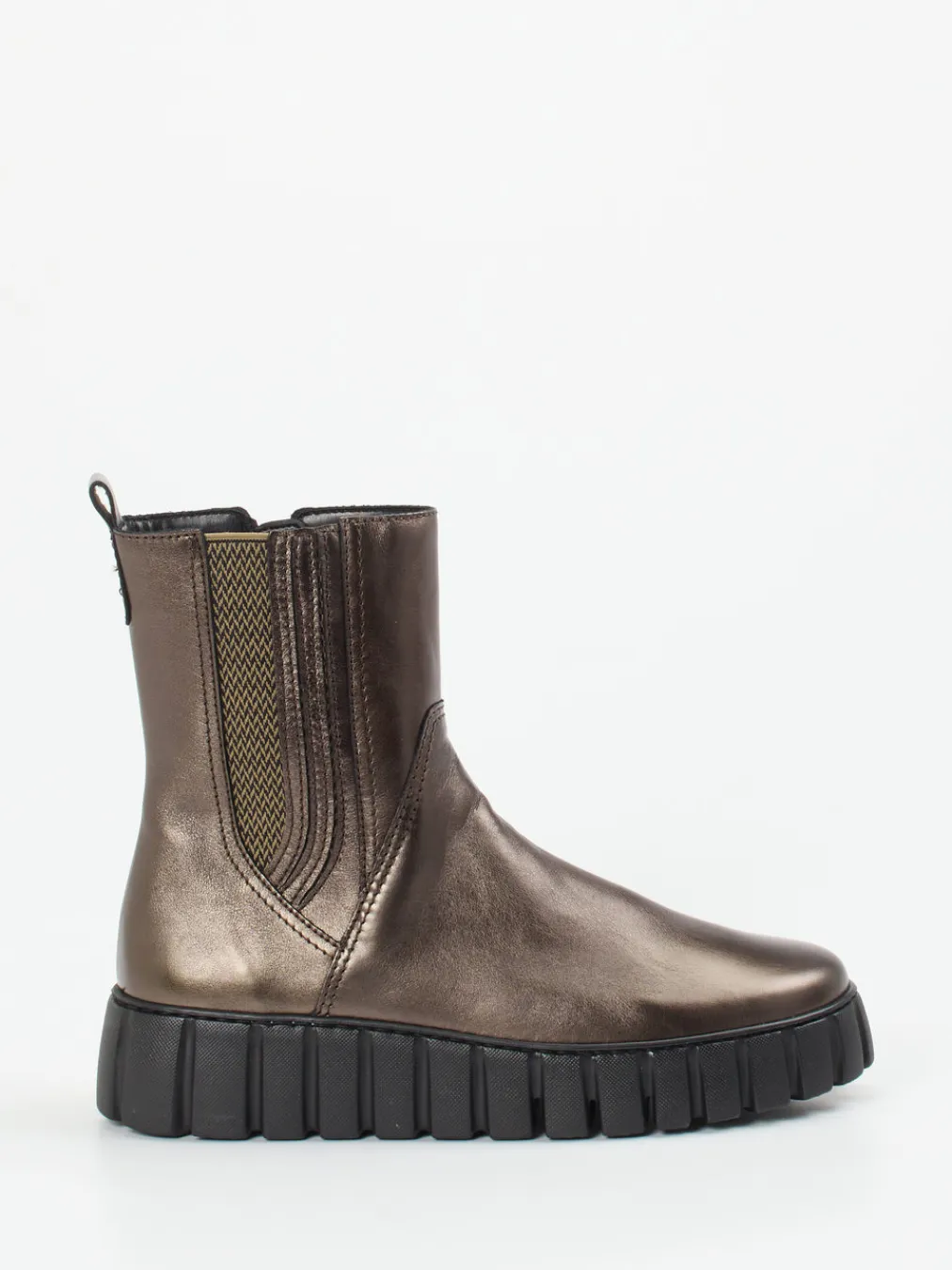 – Chelsea Boots aus Metallicleder bronze-Gabor Comfort Best